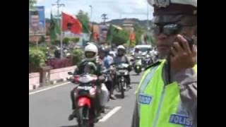 Pengamanan Konser Dangdut Rhoma Irama di Kebumen 06 April 2010