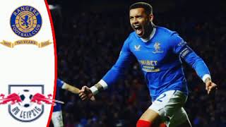 Rangers Vs Rb Leipzig 3 1 Glen Kamara Goal, James Tavernier Goal