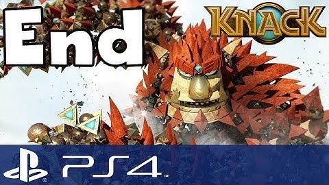 Knack Walkthrough - ENDING - Final Boss (PS4 Gameplay w/ Commentary)