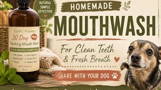 How To Make Homemade Mouthwash For Clean Teeth with Recipe