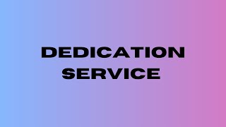 Raising a Godly Seed: Intentional Child Dedication
