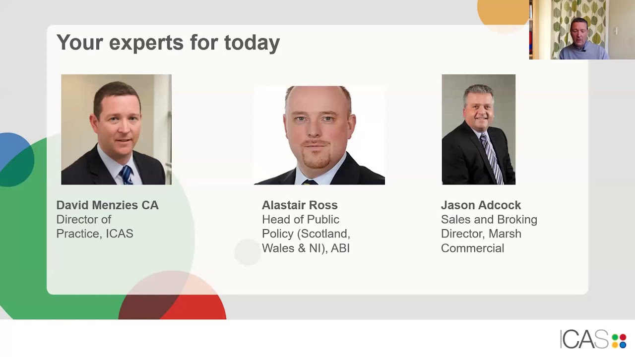 Ask ICAS webinar | Coronavirus: Insurance considerations