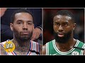 Jaylen Brown & Mike Scott are not happy with the NBA's social justice list for jerseys | The Jump