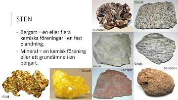 Vilka är de vanligaste Bergartsbildande mineralen?