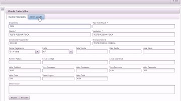 Projeto T2Ti ERP 2.0 - Java WEB - Vendas