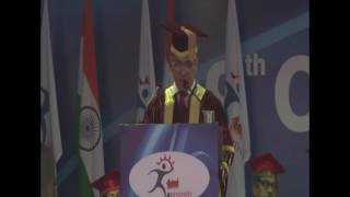 Capt. Pradeep Padhy (Retd.), Registrar, TERI University at the 9th Convocation Ceremony