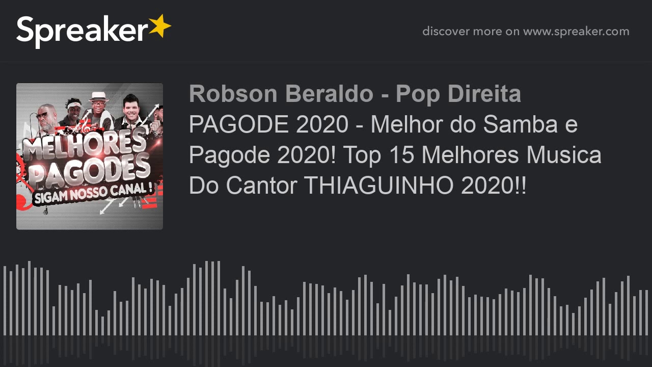 PAGODE 2020 Melhor do Samba e Pagode 2020! Top 15 Melhores Musica Do