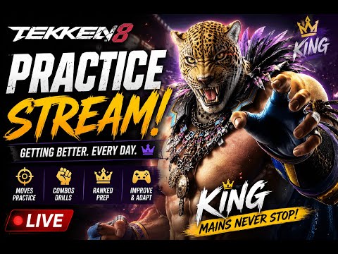🔥 LIVE Tekken 8 Practice — GRINDING to Become UNSTOPPABLE!