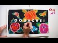 Gouache Extravaganza! | Review and Demo of Arteza 60 Color Gouache Set