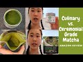 Comparing Culinary Vs. Ceremonial Grade Matcha from Amazon |#amazonreview #matchamadness
