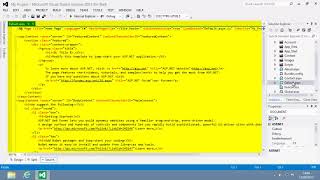 ASP.NET 4.5 Essential Skills Lesson 1-7: Manage a project with the Solution Explorer