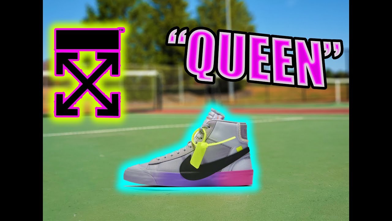 Off White X Nike Blazer Mid Queen Review Unboxing On Feet Serena Williams Youtube