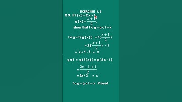 10th MATH | EXERCISE 1.5 Q3 - Solutions | Composition of Functions#MathSimplified #Samacheer
