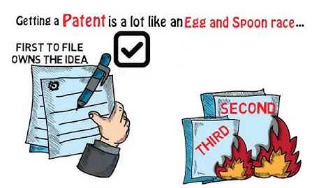 Patenting is like an egg and spoon race