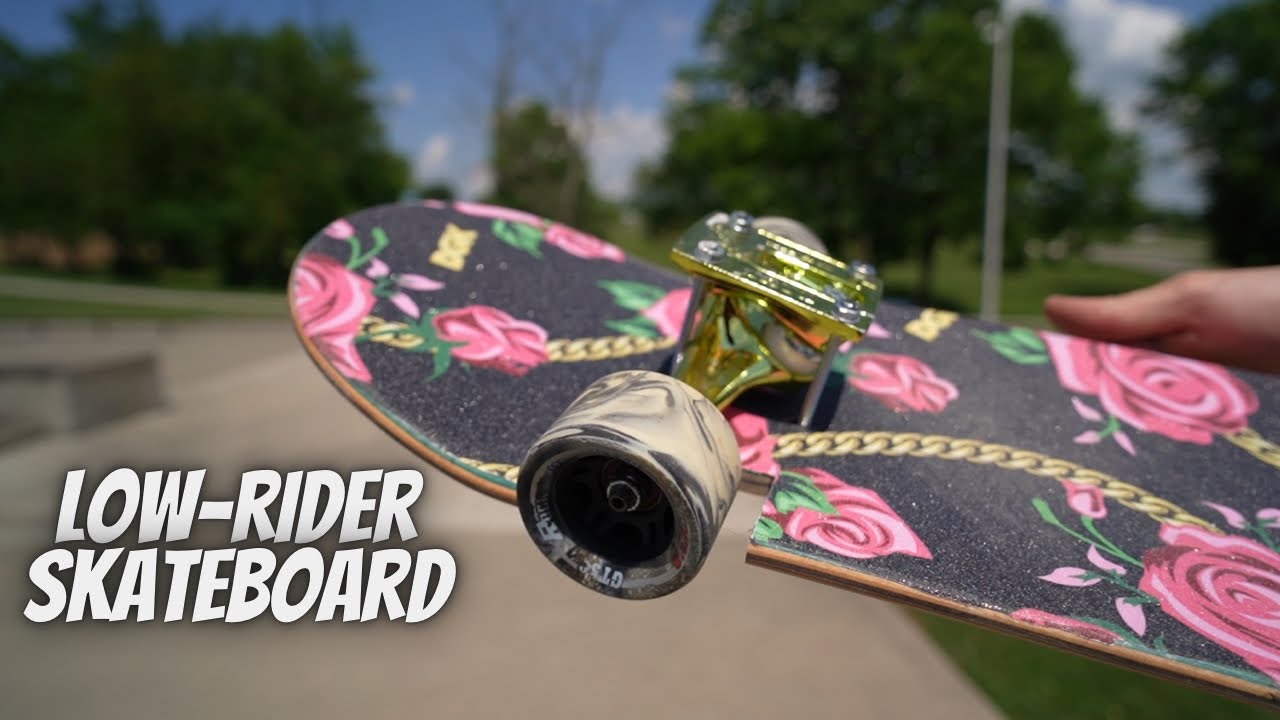 Kickflip on a Low Rider Skateboard - YouTube
