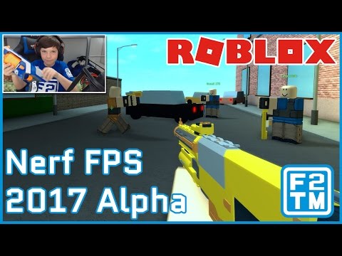 Nerf Gun Battles On A Whole New Level In Roblox Nerf Fps 2017 Youtube - nerf fps training roblox