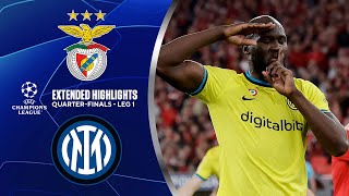 Benfica vs. Inter: Extended Highlights | UCL Quarter-Finals - Leg 1 | CBS Sports Golazo