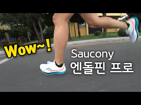 [신발리뷰] 써코니 엔돌핀프로 / 써코니 최초의 카본플레이트 마라톤 러닝화 / Saucony Endorphin Pro