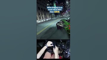 When drifting is so much fun in NFS Heat - Logitech g29 | Steering Wheel #needforspeedheat #drift