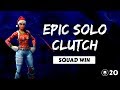 TEAM DIED... I decided to CLUTCH! | 20 Solo Kills | Fortnite Battle Royale