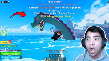 FINALLY.. I Got RAGING DEMON TITLE + This Happend In Blox Fruits!