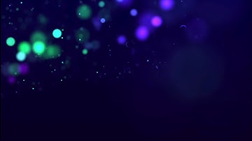 Beautiful Bokeh Lights Sparkling Particles • Relaxing Screensaver 4K