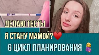 Стану ли я мамой? Делаю тесты. 6 цикл планирования беременности.