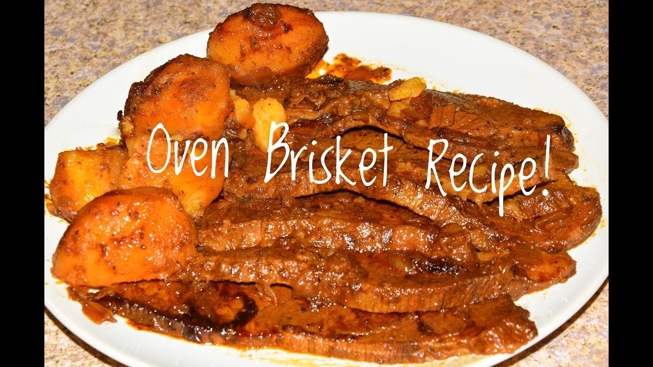 The Best Oven Brisket Recipe I Ve Ever Tried Oven Beef Brisket Flat Youtube