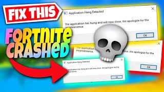How To Fix Fortnite Crashedunexpectedly Quit Error On Pc Easy Fix Application Closedhung Errors
