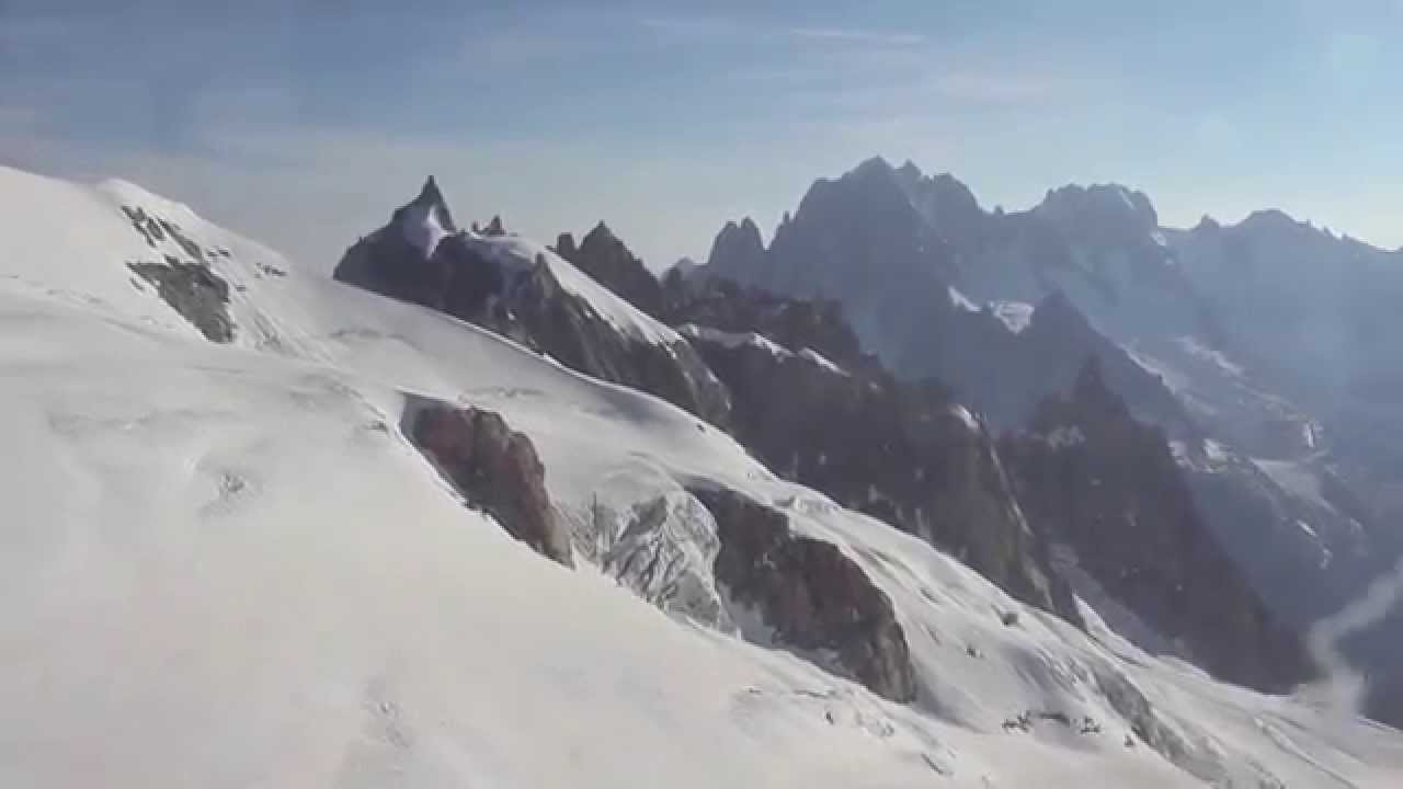 Aiguille Du Midi Mont Blanc Cable Car Gondola Chamonix Valley France ...