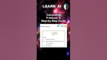 Calculating P-Values: A Step-by-Step Guide #ai #artificialintelligence #machinelearning #aiagent