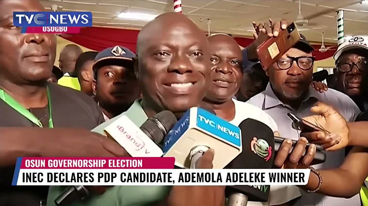 SEE VIDEO: Adeleke’s Camp Jubilates, As INEC Declares Him Winner