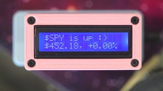 DIY Stock Ticker with ESP8266 (Super Easy!) by Christopher's Factory 1,531 views 9 months ago 8 minutes, 28 seconds