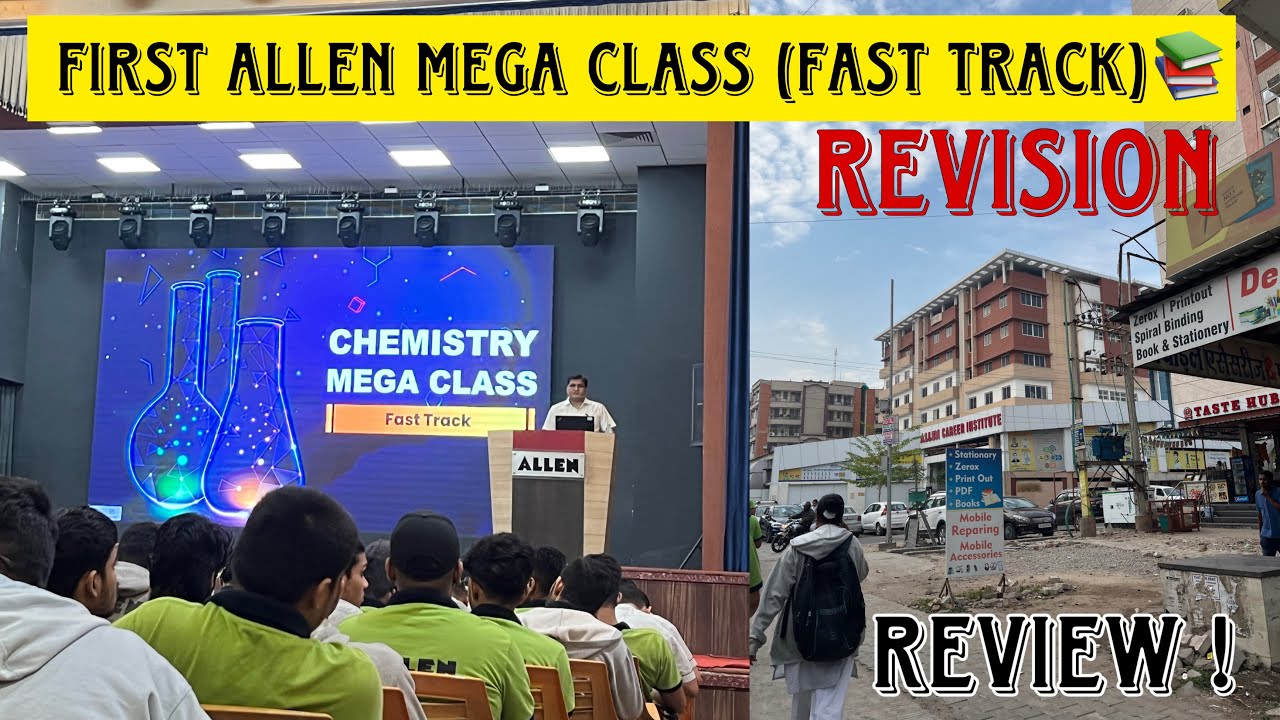 First Allen Chemistry Mega Class NCERT Fast Track Revision #Allen # ...