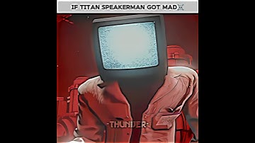 If Titan Speakerman got mad in episode 80|Voce no Mira|#skibiditoilet#skulledit#fypシ#shorts