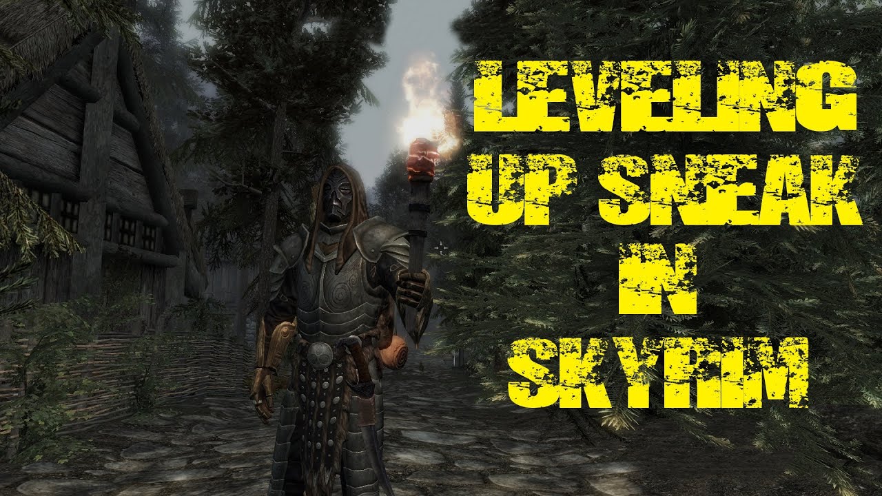 Leveling up Glitch in Skyrim! Leveling up Sneak and Level YouTube