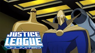 Gold Amazo se alia a Doctor Fate para encontrar su propio destino | Justice League Unlimited