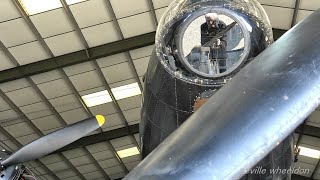 244 Restoration of Lancaster NX611 Year 7.  No 1 engine fitted to the French wing