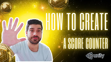 How to ADD a SCORE COUNTER in Unity - SCORE SYSTEM tutorial