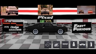 Pixel Car Racer - Fast & Furious - Dominic Dom Toretto 1970 Dodge Charger R/T