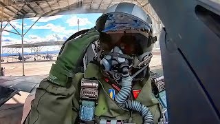 F-16 Aggressor Pilots Cockpit View • Nellis AFB Training