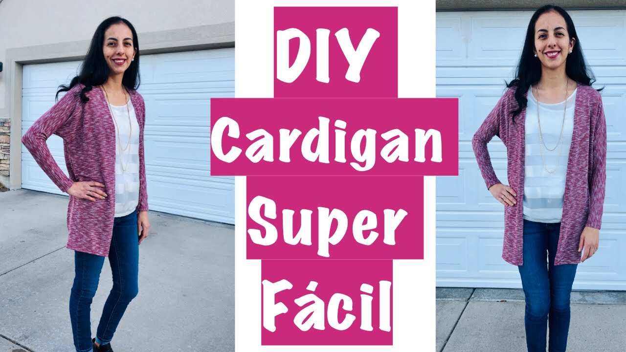 Cardigan Super Fácil y Sencillo