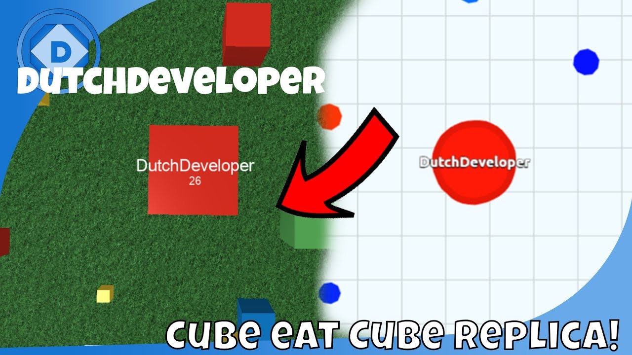 Roblox Cube Eat Cube Part 1 Youtube - roblox cube eat cube invisible
