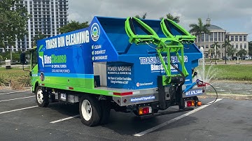 Trash Can Cleaning Systems || Kills Bacteria || Sparkling Bins