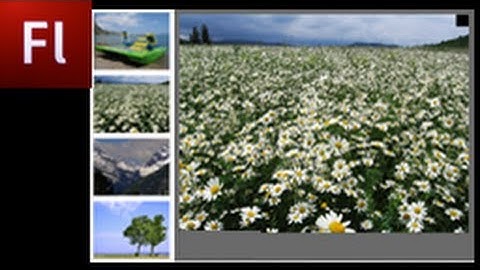 Flash Tutorial: Create an Image Gallery with Enlarging Thumbnails  -HD-