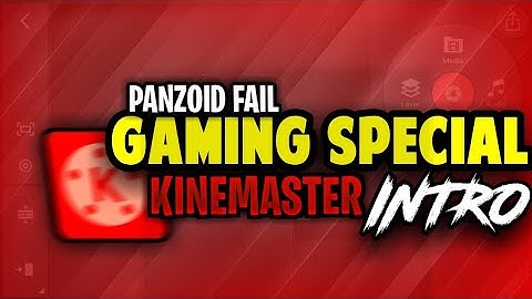 Make Gaming Intro Like Panzoid in Kinemaster | gaming intro kaise banate hai
