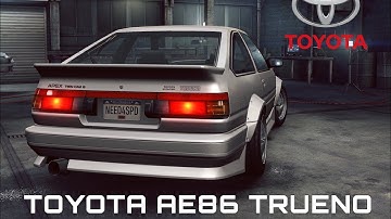 Need For Speed No Limits: TOYOTA AE86 TRUENO (LOOK AROUND + TEST DRIVE)
