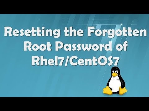 How to reset , recover root password in centos 7 , redhat 7