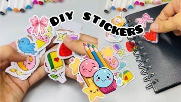 DIY stickers /How to make stickers at home #youtubevideo #viral #diy #trending #video 