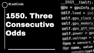 1550  Three Consecutive Odds  || LEETCODE || INTERVIEWS                       #viral